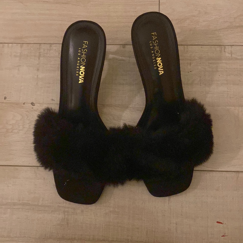Fluffy heels